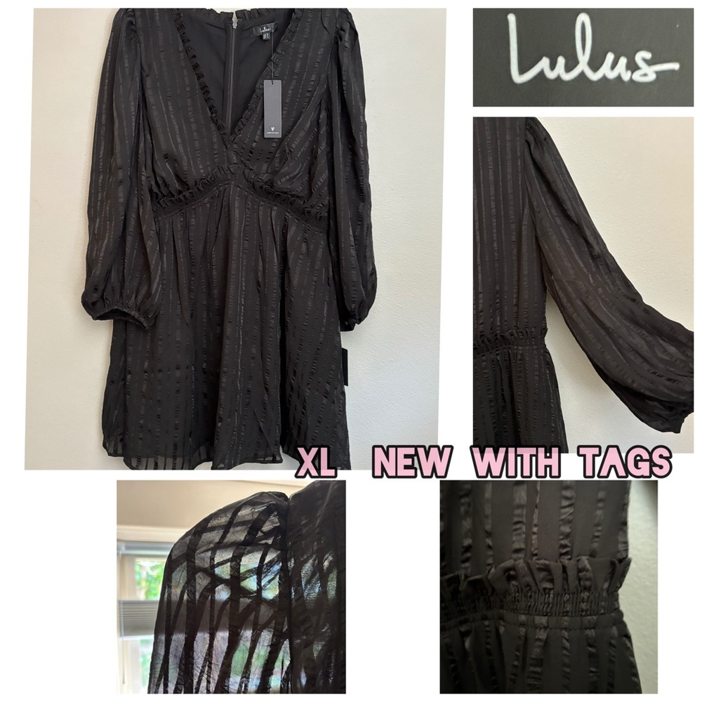 Lulus Black Dress NWT